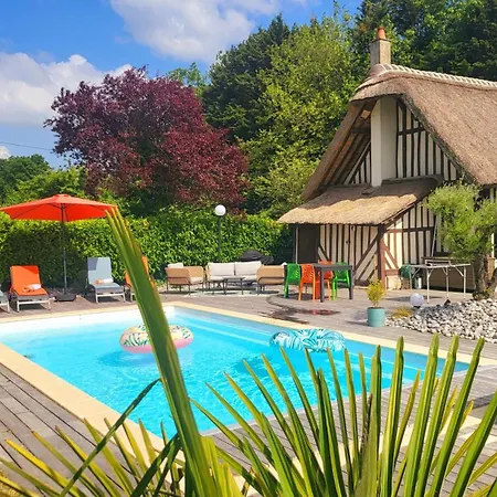 Maison Normande, Piscine Chauffee, A Quelques Minutes De La Et De Deauville, Houlgate, Cabourg Σπίτι διακοπών Annebault